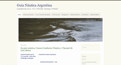 Desktop Screenshot of guianauticaargentina.com